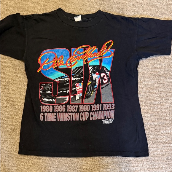 Other - Dale Earnhardt Black Men's Racing Graphic Tee - Vintage Style size men’s large